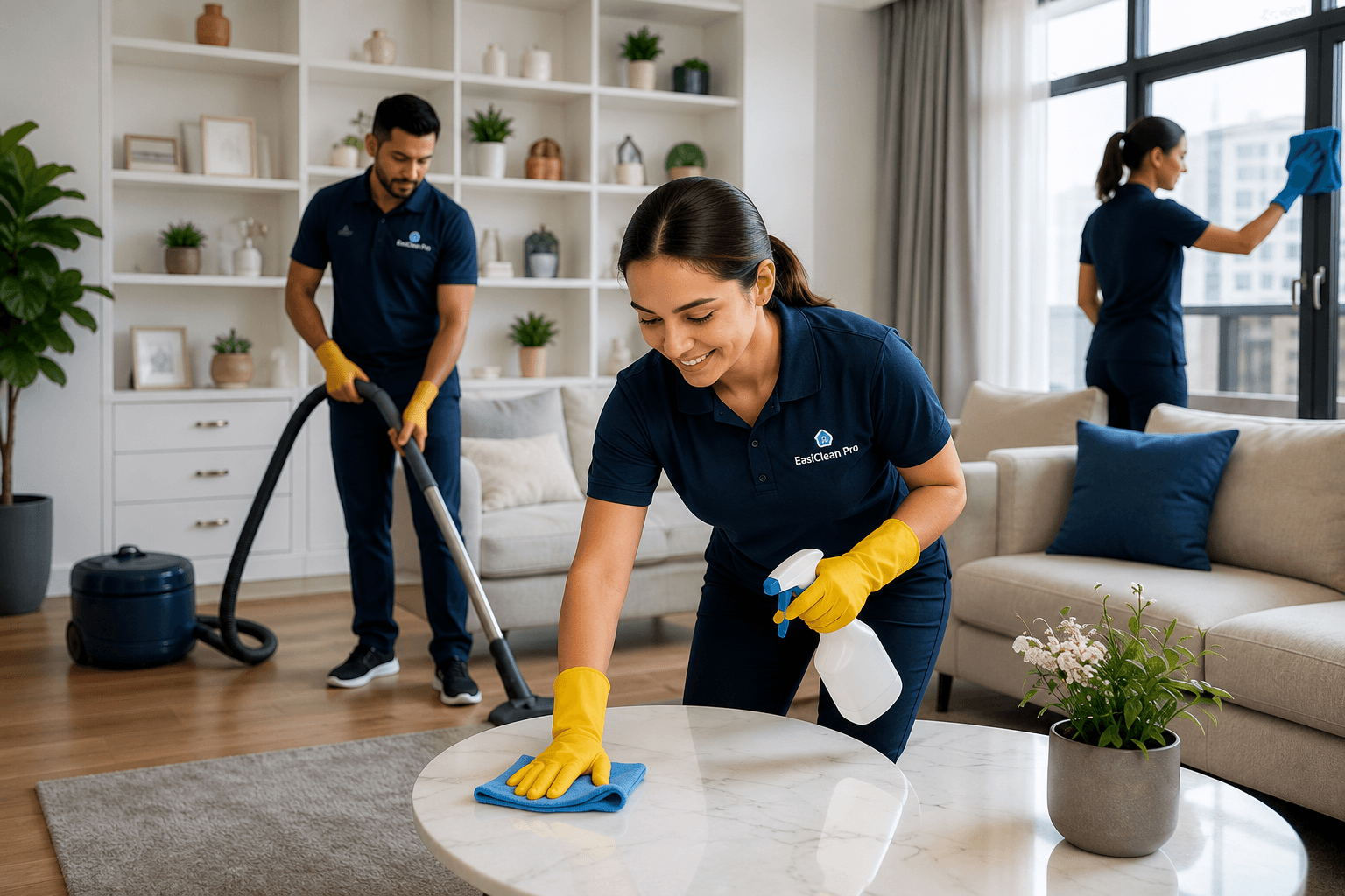 Our professional cleaning team